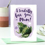 Toadally Love You Mother's Day Card, thumbnail 1 of 5