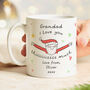 Personalised Christmas Mug 'Grandad Love You This Much', thumbnail 1 of 5