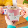 Ceramic Cat Footed Mug, thumbnail 1 of 5