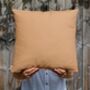 Plus Two Hopton Clay Quilted Cushion, thumbnail 4 of 4
