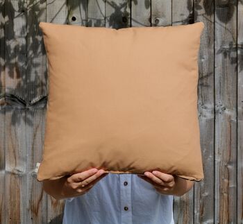 Plus Two Hopton Clay Quilted Cushion, 4 of 4