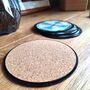 Set Of Four Vinyl Record Drink Coasters Decades 60's 70's 80's 90's 2000's Eighties Noughties Mats Retro Steam Punk Upcycled, thumbnail 2 of 12