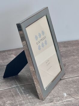 Sixtrees Aluminium Effect Photo Frame, Five X Seven, 3 of 3