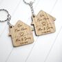 Personalised New Home Keyring – Custom “New Home” Gift For Couples And Families, thumbnail 5 of 6