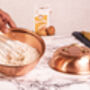 Solid Copper Mixing Bowl With Lid, Two Pieces, thumbnail 8 of 9