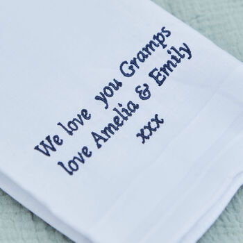 Personalised Sentimental Message Handkerchief, 2 of 4