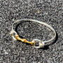 Gold Vermeil Equestrian Bangle Bracelet, thumbnail 8 of 10