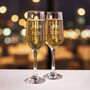 Personalised Engagement Champagne Flutes And Bottle Butler Gift Set, thumbnail 6 of 6