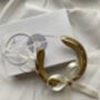 Personalised Gold Snowflake Christmas Lucky Wedding Horseshoe, thumbnail 6 of 8