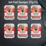 Jerk Pork Sausages Gf 375g 6x Multi Pack, thumbnail 2 of 6