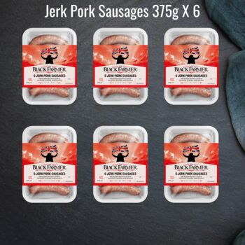 Jerk Pork Sausages Gf 375g 6x Multi Pack, 2 of 6