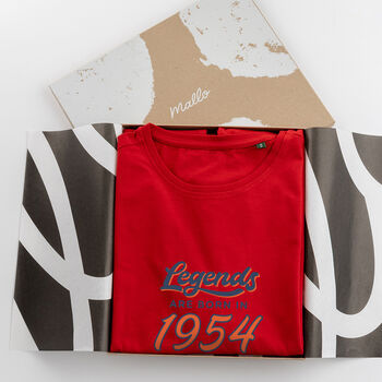 'Legends Are Born In' 70th Birthday T Shirt, 2 of 6