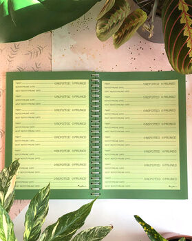 The Houseplant Care Journal Plant Care Book Log Planner, 6 of 10
