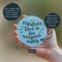 My Alone Time Is For Everyones Safety Glass Coaster, thumbnail 2 of 2