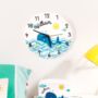 Personalised Whale Sea Themed Bedroom Clock, thumbnail 1 of 5