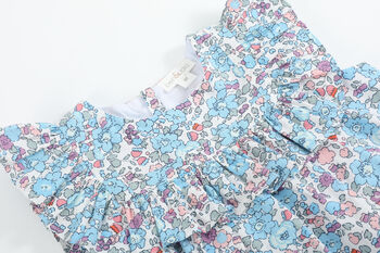 Edith Blue Floral Dress, 5 of 9