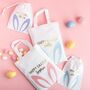 Personalised Pastel Bunny Ears Easter Bag, thumbnail 2 of 2