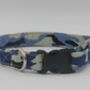 Blue Camouflage Dog Collar, thumbnail 5 of 8