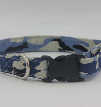 Blue Camouflage Dog Collar, 5 of 8