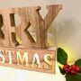Light Up Merry Christmas Sign, thumbnail 2 of 2
