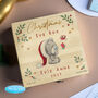 Personalised Winter Christmas Eve Tiny Tatty Teddy Larg, thumbnail 1 of 5