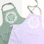 Personalised Wreath Apron, thumbnail 11 of 12