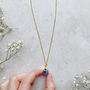 Personalised Tanzanite December Birthstone Necklace, thumbnail 7 of 7