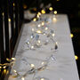 Silver Leaves String Garland With Lights, thumbnail 3 of 4