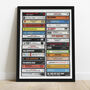 60s Music Fan, 1960s Albums Personalised Print, thumbnail 7 of 9