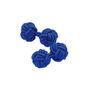 Fabric Knot Cufflinks In Royal Blue | Cufflinks For Double Cuff Shirt, thumbnail 1 of 2