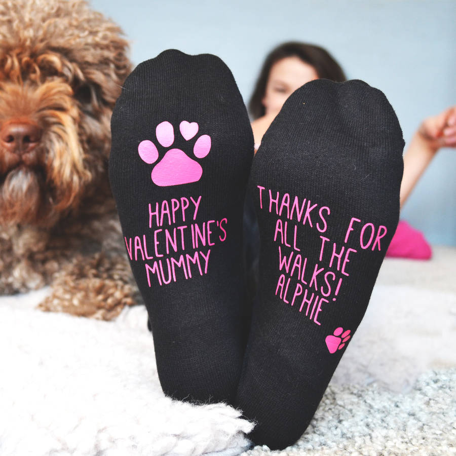 valentine's socks from the dog by solesmith