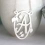 Handmade Decorative Initial Necklace, thumbnail 1 of 11