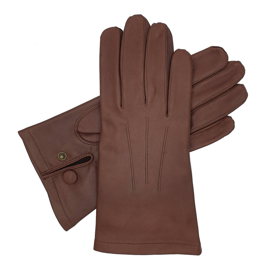 Barrington. Men's Unlined Leather Gloves, 1 of 10