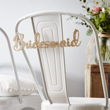 Personalised Wedding Chair Sign, 11 of 11