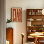 Ciao Bold Typography Wall Art Print, thumbnail 8 of 9