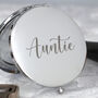 Personalised Name Silver Compact Mirror, thumbnail 2 of 5
