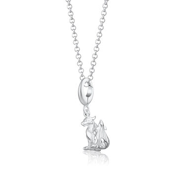 Sterling Silver Dragon Charm Necklace, 2 of 8