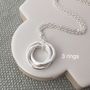 Interlinked Rings Necklace, thumbnail 8 of 11