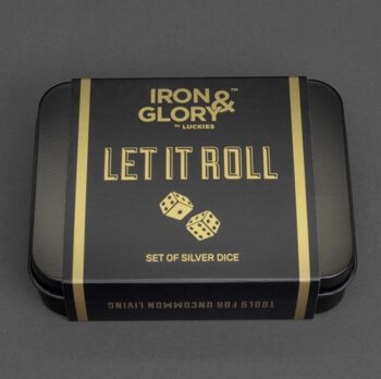 Let It Roll Iron And Glory Dice, 3 of 3