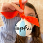 Personalised Striped Ceramic Bauble, thumbnail 3 of 12