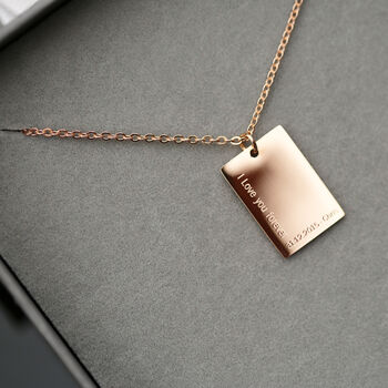 Gifts For Women Personalised Engraved Necklace, 5 of 11