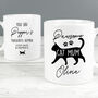 Personalised Pawsome Cat Mum Ceramic Mug, thumbnail 1 of 3