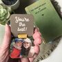 Personalised Father's Day Photo Keyring, thumbnail 1 of 3