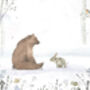 Bear And Rabbit In The Woods Wallpaper, thumbnail 2 of 4