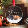Baby's First Christmas Ornament Clear Acrylic 2025, thumbnail 6 of 7