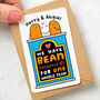 'Bean Married One Year' Personalised Wallet Card, thumbnail 1 of 2