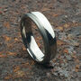 Men's Titanium Wedding Ring With Personalisation, thumbnail 1 of 7
