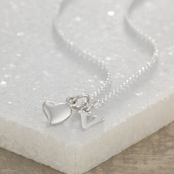 Sterling Silver Warm Heart Necklace, 3 of 6