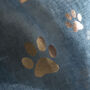 Pawprint Personalised Initial Scarf, thumbnail 4 of 12