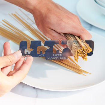 Personalised Family Bear Spaghetti Kitchen Measure, 2 of 3